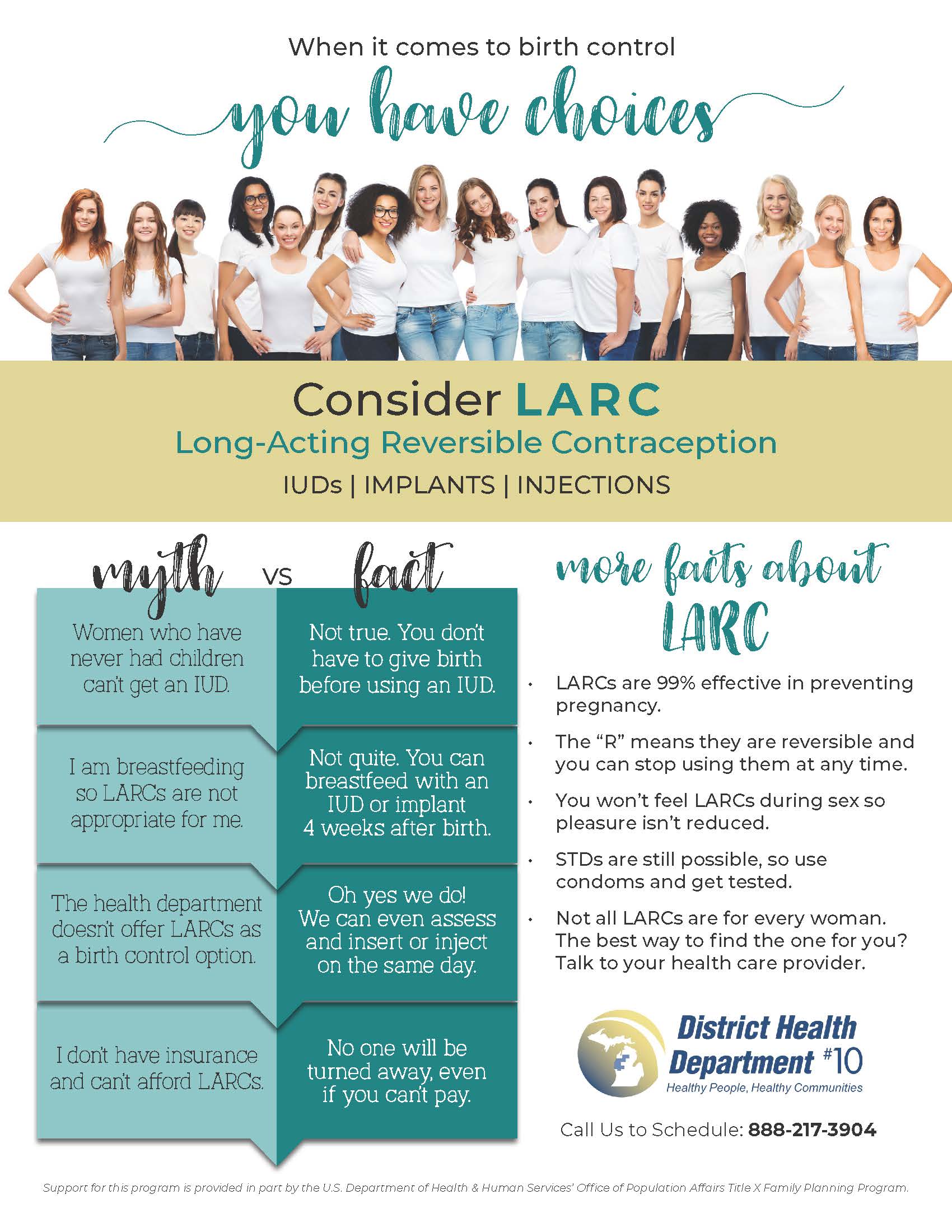 Long-Acting Reversible Contraceptive (LARC) Flyer