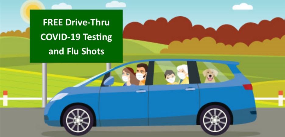 Get test for COVID-19 & get your flu shot